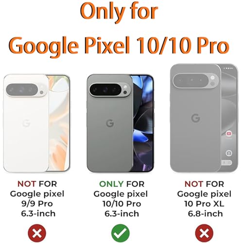 Étui portefeuille Google Pixel 10 cuir marron avec béquille intégrée - 2