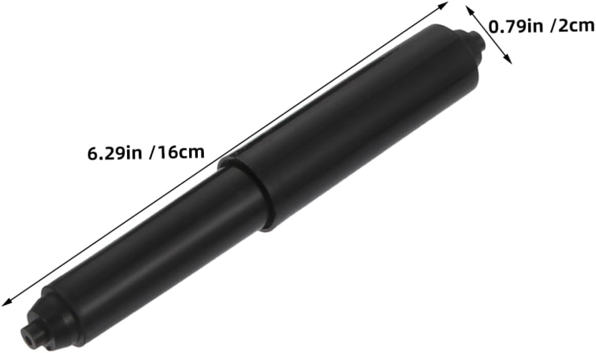 5pcs Black Expandable Toilet Paper Roll Holder, Great for Bathroom & RV