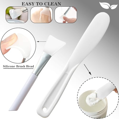 4 tazones de silicona para mascarilla facial DIY miniatura 3