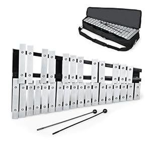 COSTWAY 30 Noten Xylophon Glockenspiel