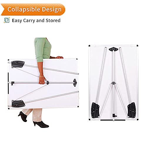 VIZ-PRO Whiteboard Easel, 36 x 24 Inches, Portable Dry Erase Board Height Adjustable With Flipchart Pad by VIZ-PRO - Image 4