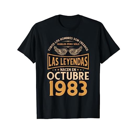 Cumpleaños Hombre Regalos Las Leyendas Octubre 1983 Camiseta