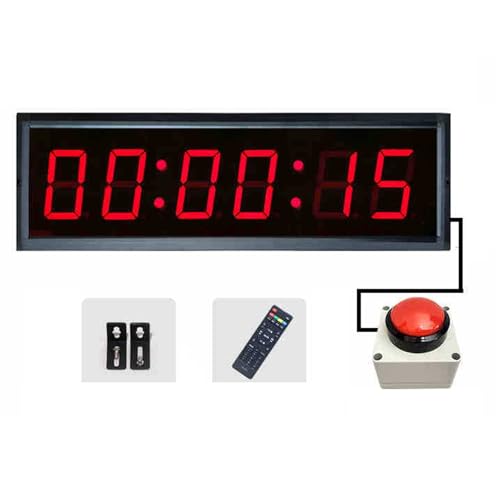 Cronómetro con temporizador digital, temporizador de intervalo de fitness, modos de cronógrafo/cuenta atrás/cronómetro, anuncio de voz, carreras de gimnasio/velocidad, pantalla de una sola cara, 3