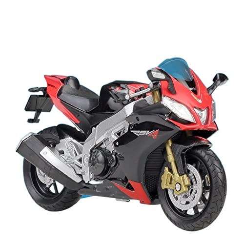 Moto miniature Aprilia RSV4 1:18 pour décoration de bureau et passionnés