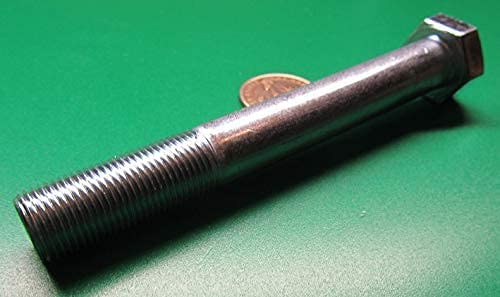 Grade 5 Zinc Steel Hex Bolts RH PT 5/8"-18 x 5.00 Length 5 pcs