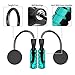 Indoor Cordless Jump Rope Training Ropeless Skipping Rope for Fitness Adjustable Weighted Cordless Jump Rope for Men Women Kids