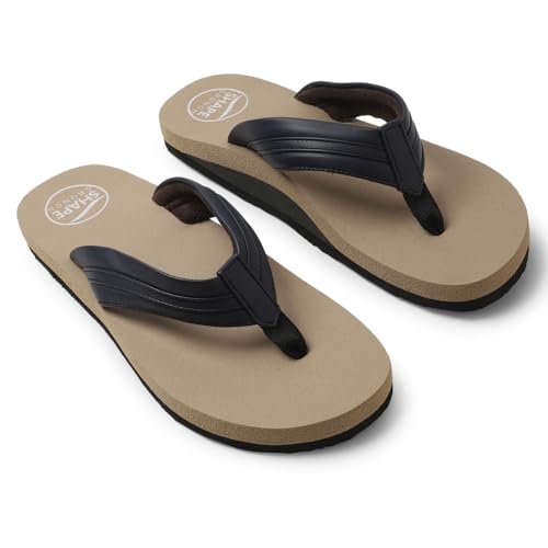 Image of SHAPECRUNCH Arch Support Slippers for Men - Ortho Slippers with MCR Sole to Reduce Pressure on Feet, Joints, and Back