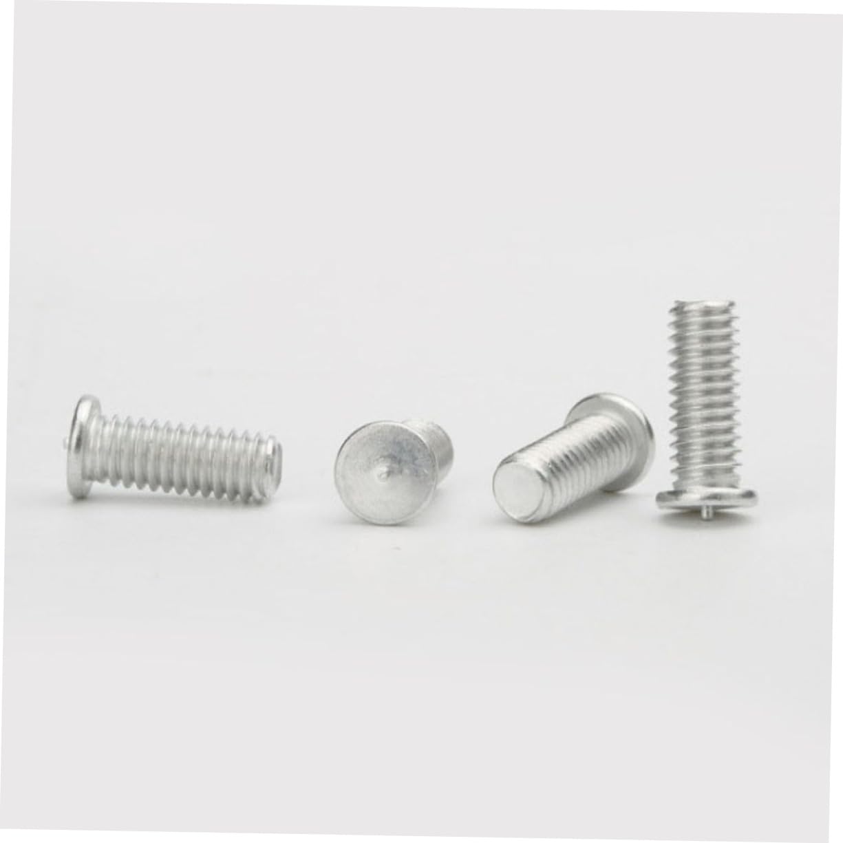 100Pcs Aluminum Alloy Weld Studs for Auto Sheet Metal Repair Silver