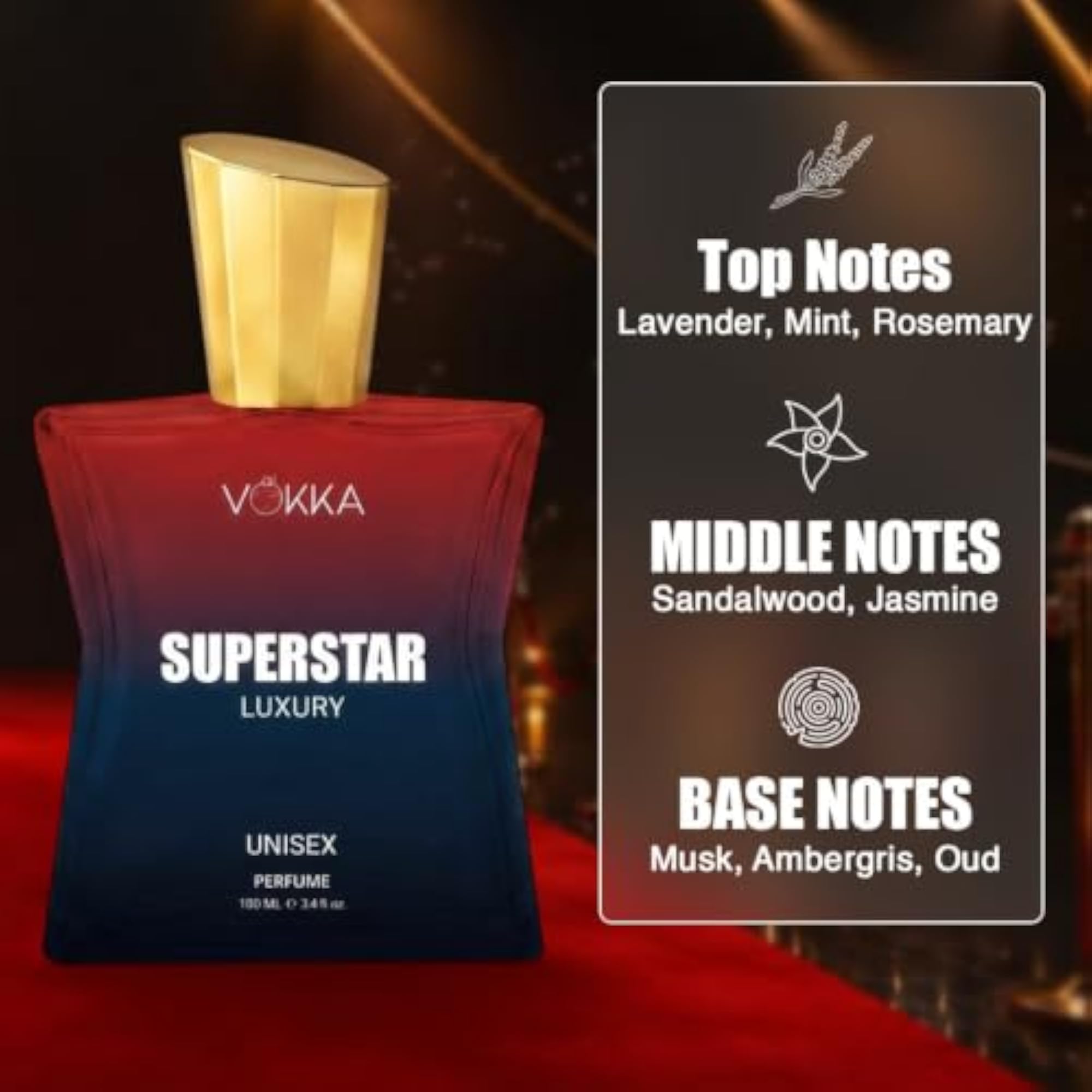 Superstar Unisex Luxury Perfume, 100ml