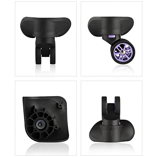 Luggage Wheels,Universal Luggage Casters,1 Pair Luggage Wheel Replacement Spare Spinner Caster for Suitcase Wheel Repair (W153)4