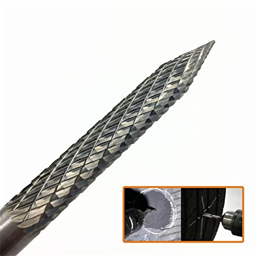 Image of 3 /8 Inch 10mm Tire Bit Tire Repair Cutter Carbide Burr Drill Bit Tire Patches Plug Cutters Wire Cutter Carbon Steel Reamer Drill Tire Repair Tool