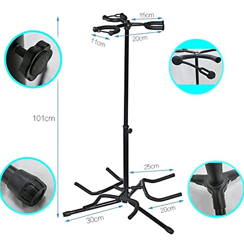NVIVN Support De Guitare Triple, Support De Berceau Traditionnel, Support De Guitare Multiple Réglable sur Trépied, avec Entretoise Réglable en 2 Étapes, Protège Efficacement Votre Guitare Bien-aimée - Les Beatles, Paul McCartney, John Lennon, RIngo Starr, George Harrison NVIVN Support De Guitare Triple, Support De Berceau Traditionnel, Support De Guitare Multiple Réglable sur Trépied, avec Entretoise Réglable en 2 Étapes, Protège Efficacement Votre Guitare Bien-aimée – Image 6