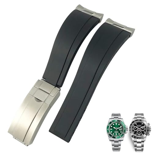 Bracelet caoutchouc 20mm pour Submariner : alternative Oysterflex