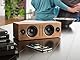 Audioengine B2 Wireless Bluetooth Speaker - Soundbar für TV, Mini-Stereo-System für Telefon, Tablet und Computer (Walnuss-Echtholzfurnier)