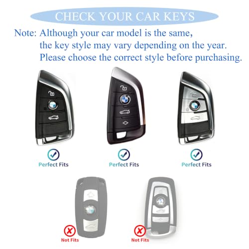 Image of Creativity For BMW X5 Key cover and Key chain accessories (Pink set) | TPU key box with Rhinestones is compatible with F30 F45 F55 G20 G30 X1 X3 X4 X5 X6 X7 3 5 6 7 M5 M6 GT series smart key