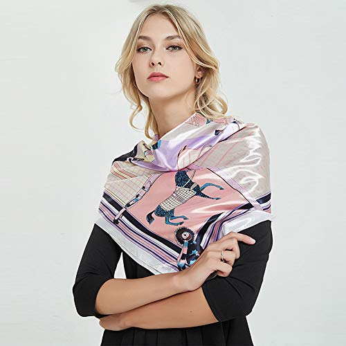 Satin Silk Fashion Scarves for Women Summer Bach Scarves Neck Shawl Wraps4