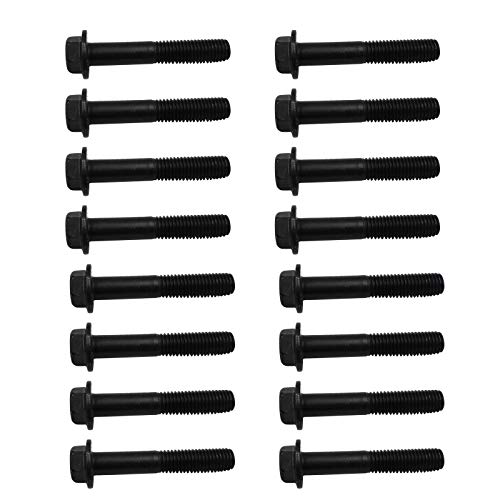 YHB 16pcs Exhaust manifold Stud Kit Compatible With Ford 7.3L Powerstroke Diesel F250 F350