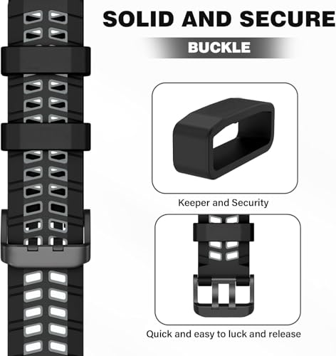 Image of Zitel Band Compatible with Huawei Watch GT 6 Pro /GT 6 46mm, GT 5 / GT 5 Pro 46mm, GT 4 46 mm, GT 3 / GT 3 Pro, GT /GT 2, GT 2 Pro /GT 2e, Watch 4 /4 Pro, 3 /3 Pro - 22mm Sports Straps