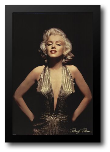 Amazon.com: Marilyn Monroe (Gold) 28x40 Framed Art Print.: Artwork: Posters  & Prints