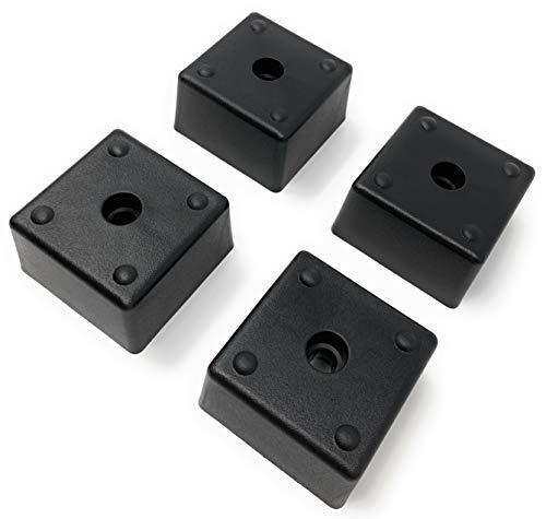Preisvergleich Produktbild Design61 4er Set Möbelfüße Sofa Füße Möbelgleiter Möbeluntersetzer Sofa Sessel zum Anschrauben 40mm