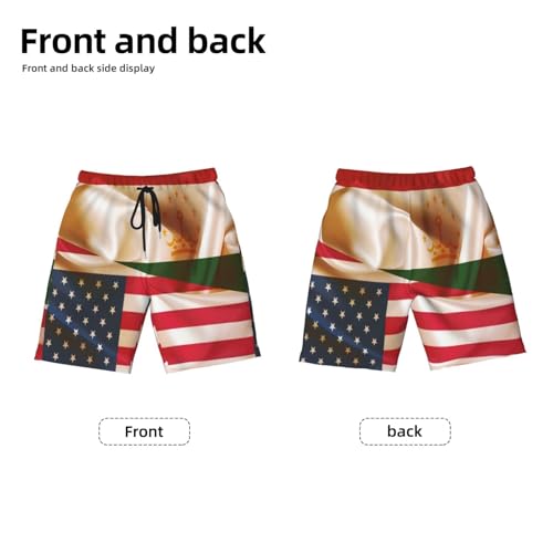 Men's Tajik Tajikistan Flag Swim Trunks Quick Dry for Swimming, Beach Bathing Durable Men's Swimming Shorts with Comfort Fit2