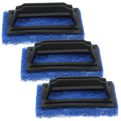VILLCASE 3 piezas Cepillo de Limpieza Resistente para Serigrafía de Eliminador de Tinta Duradero para Aplicaciones Textiles y Gráficas Compacto y Práctico para Impresión Manual y