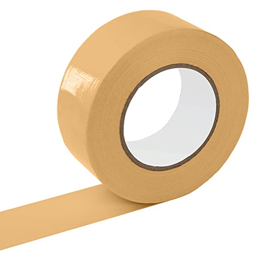 Image of Reniteco Tan Duct Tape- 2 inches x 45 Yards, Waterproof & All-Weather, No Residue, UV Resistant, Heavy Duty for Car, Home & Outdoor Repairs, 1 Roll