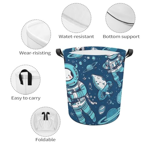 Panier à linge Soar Into Space rigide et durable en toile épaisse - 5
