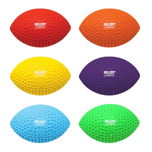 Great Lakes Sports Geo-Grip Footballs Set of 6