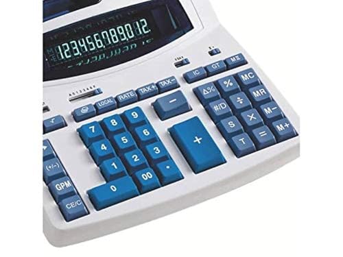 Rexel Ibico 1232X Profi-Tischrechner, schwarz/blau, mit Digitron-Display