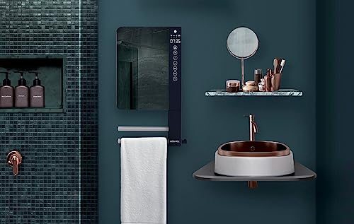 Sèche-serviettes soufflant noir Atlantic TELIA 1800W mini format - 4