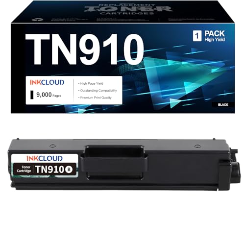 Toner TN-910BK compatible Brother noir de 9000 pages par INKCLOUD