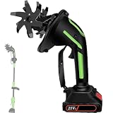 STDZQCWY Motozappa da Giardino, Motore da 235 Giri/min, profondità E Larghezza di Lavoro 10 Cm, Lame in Acciaio 65mn, per Allentare Il Terreno, Diserbare E Lavorare Il Terreno.