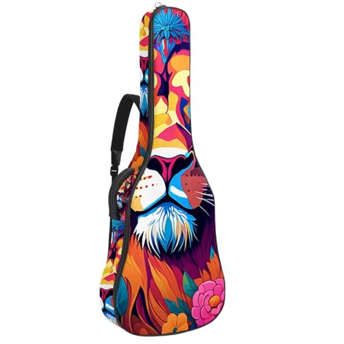 Étui pour guitare acoustique coloré pour emporter votre musique en voyage en toute sécurité
