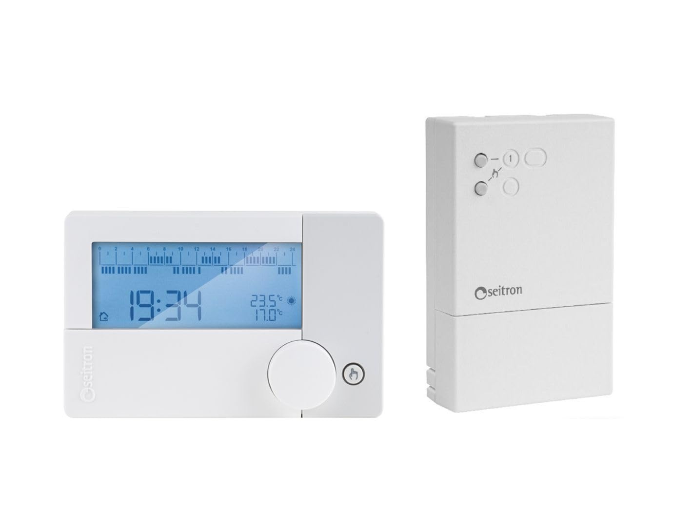Seitron Cronotermostato Radio Freetime EVO + Ricevitore Radio 1 Canale