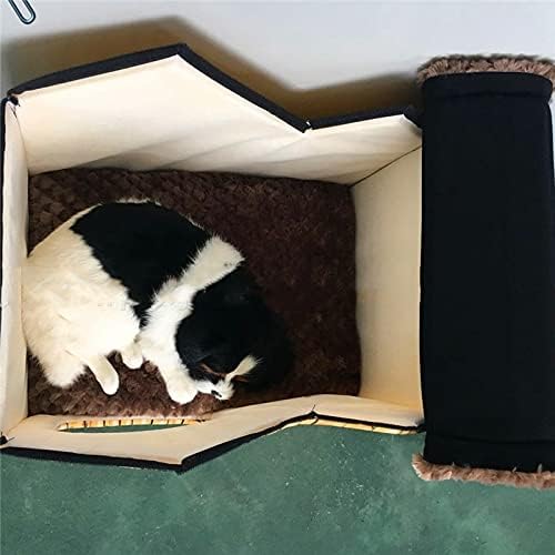 Dog Crate Dog House Cat Kennel Warm Cat Cage Cute Dog House Puppy Nest Pet House Puppy Cat Comfortable Foldable Pet Large Dog Crate (Style 1)