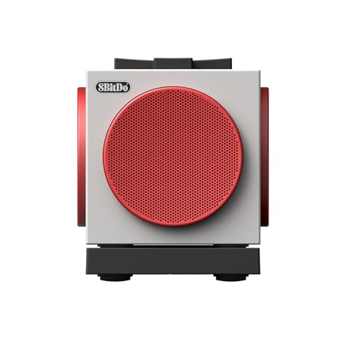 8BitDo Retro Cube 2 Speaker, Portable Bluetooth Speaker with Stereo Sound, Wireless Charging Dock, Bluetooth 5.3/2.4G/Wired USB Connections   N Edition
