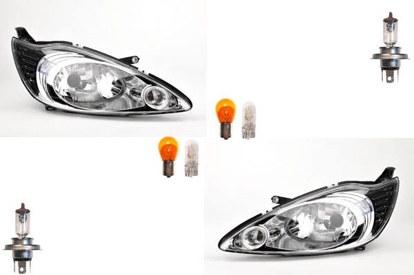 Johns, phare halogène HSW compatible avec Ford Ka 09 02/09- avec ampoules set LR