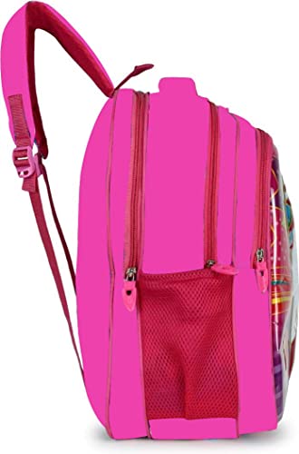 Image of Dejan Bags Girl's Water Resistant 27 L Polyester School Backpack for 6-10 Years (Pink)