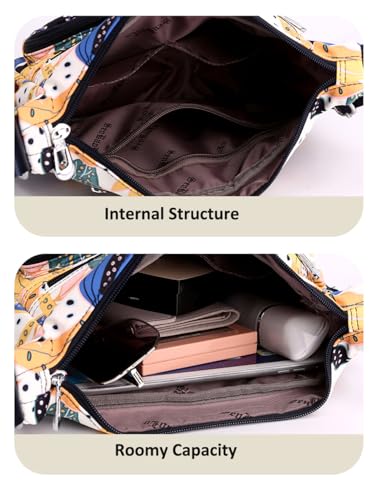 Crossbody Bag for Women Ladies Multi Pockets Shoulder Bag Handbag Lightweight Nylon Casual Messenger Bag Travel Purse3