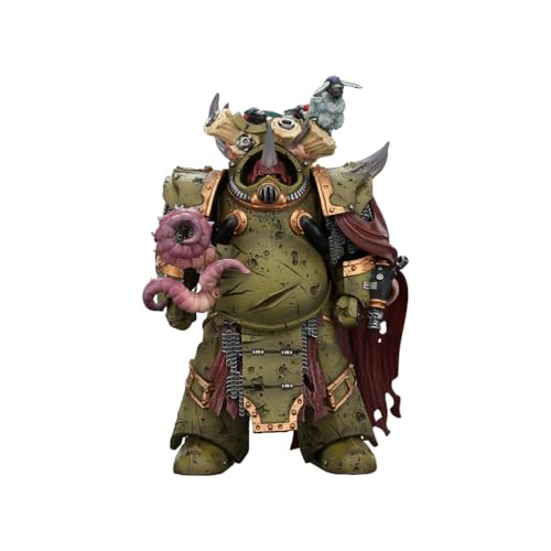 TinyWizTo 1/18 Scale 40K SM2 Articulated Soldier Action Figure with Weapons and Equipment, Vintage Military Gift for Enthusiast (Death Shroud Terminator Warrior 2)