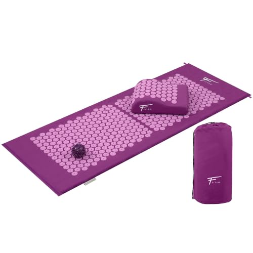 Kit de acupresión Fitem XL - Bolsa - Bola de masaje - Alivia dolores de Espalda y Cuello - Ciática - Masaje de espalda - Relajación muscular