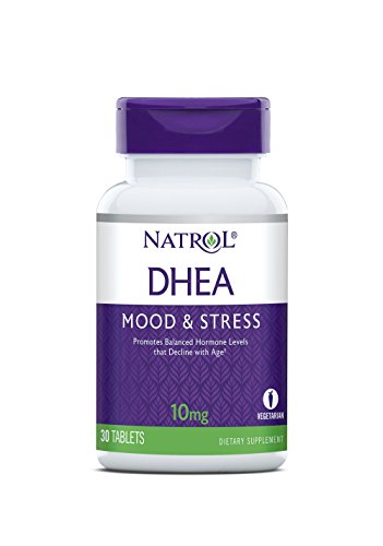 Natrol DHEA, 100% Vegetarian, 10mg Tablets, 30 Count
