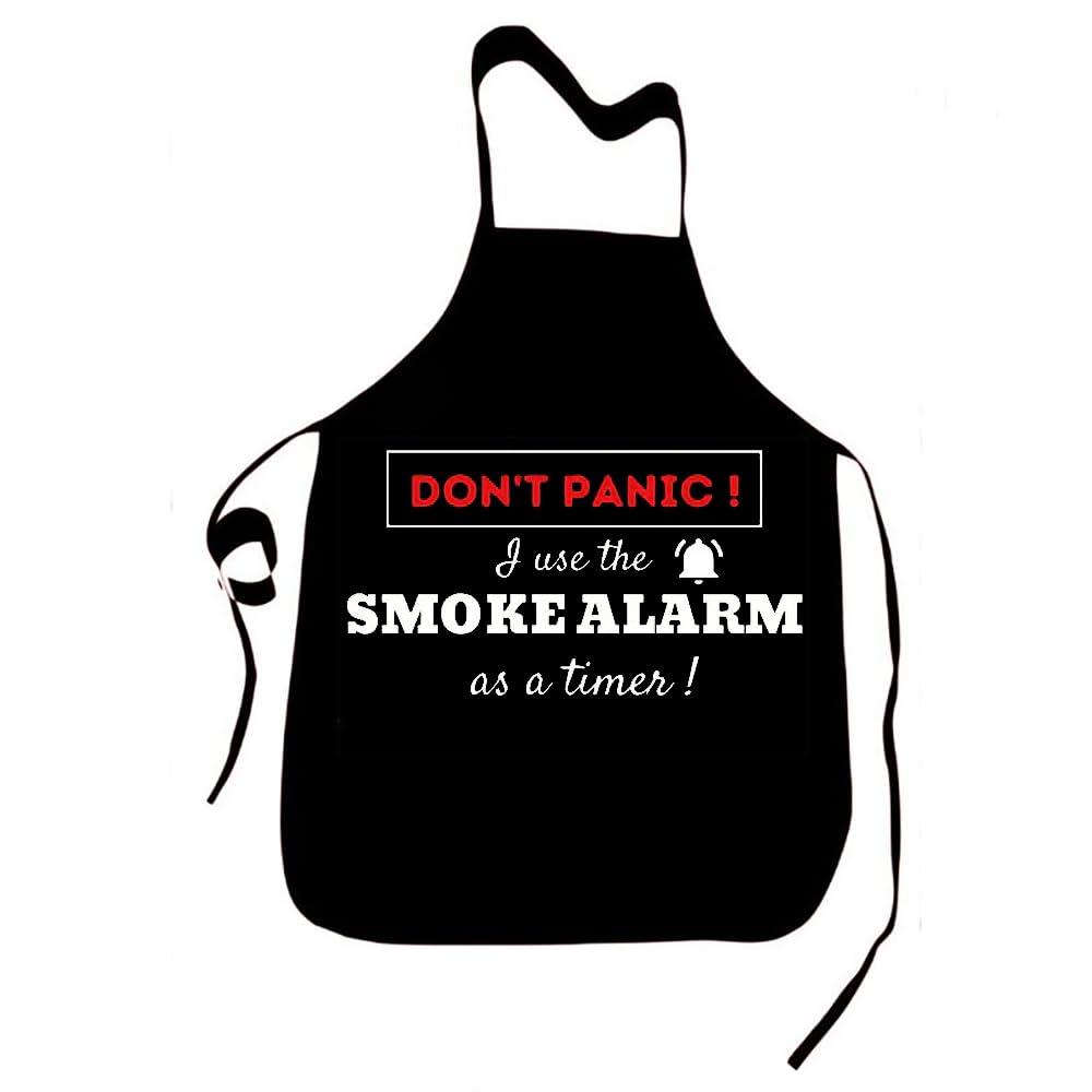 Don't Worry I Use the Smoke Funny Aprons Novelty Chef Kitchen Apron BBQ Father's Day Housewarming Gift Color:Don't Worry I Use the Smoke