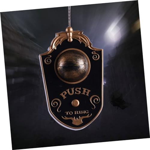 Amosfun 2 Peças De Sons Animados Adereços Assustadores Enfeites De Campainha Incluídos Para Deleite