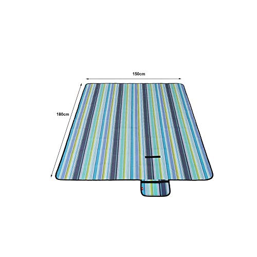 Couverture de plage imperméable TILEZE et tapis isolant pliable pour la randonnée - 4
