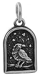 Little Devil Designs Sterling Silver Raven - VERY SMALL - (Charm Only or Necklace)