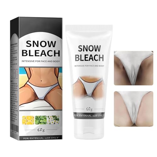 Skin Lightening Cream Skin Bleaching Cream for Intimate Area Dark Spot Remover for Body Underarm Knees Elbows Inner Thigh Bikini Area Armpit Underarm Whitening Cream 2 OZ