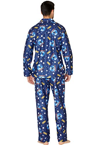Polar Express The Adult Believe Button-Front Coat Shirt And Pants Pajama Set3
