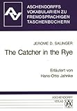 The Catcher in the Rye: Vokabularien zum ELT-Taschenbuch - Jerome D Salinger